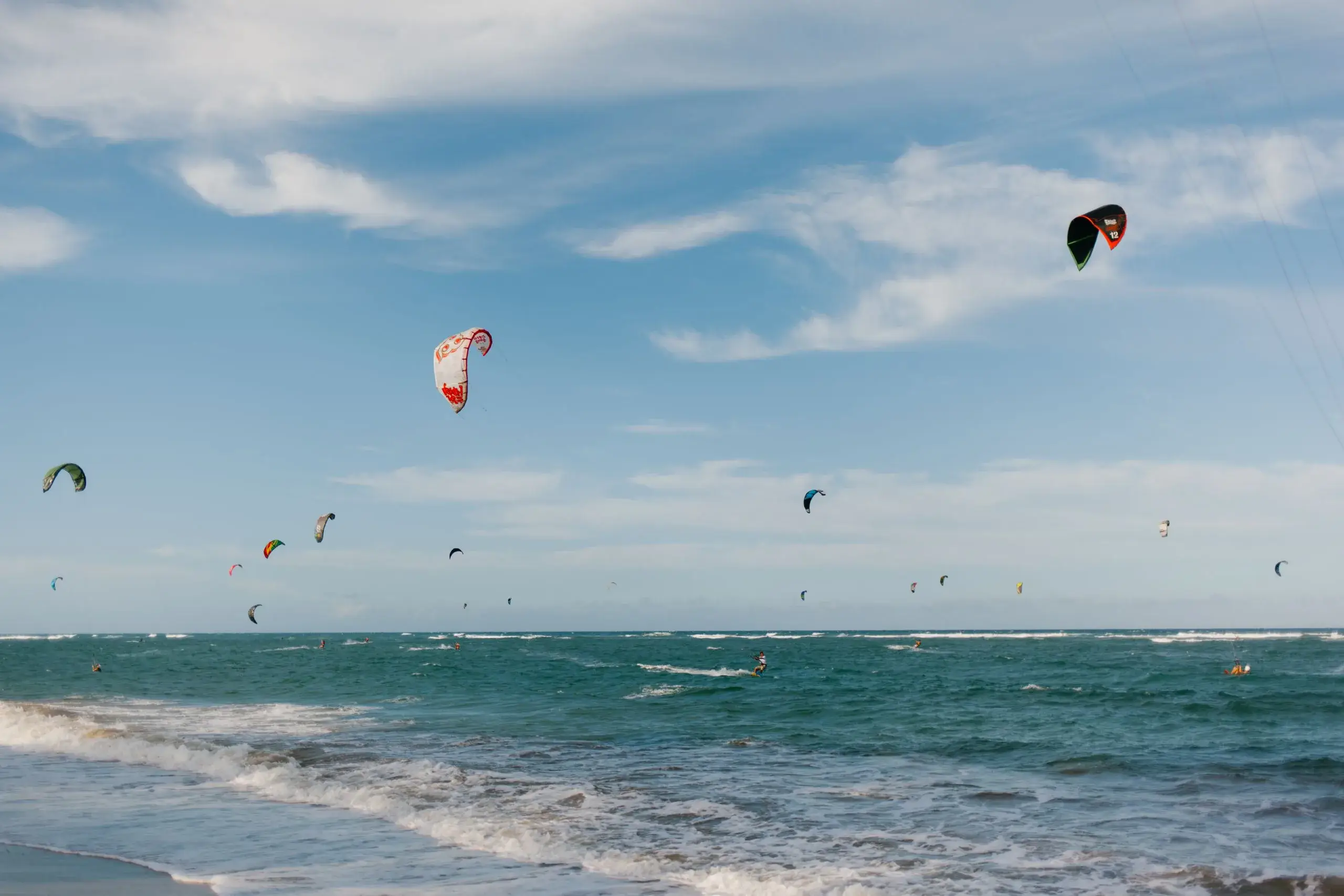 Planche aérotractée à Cabarete