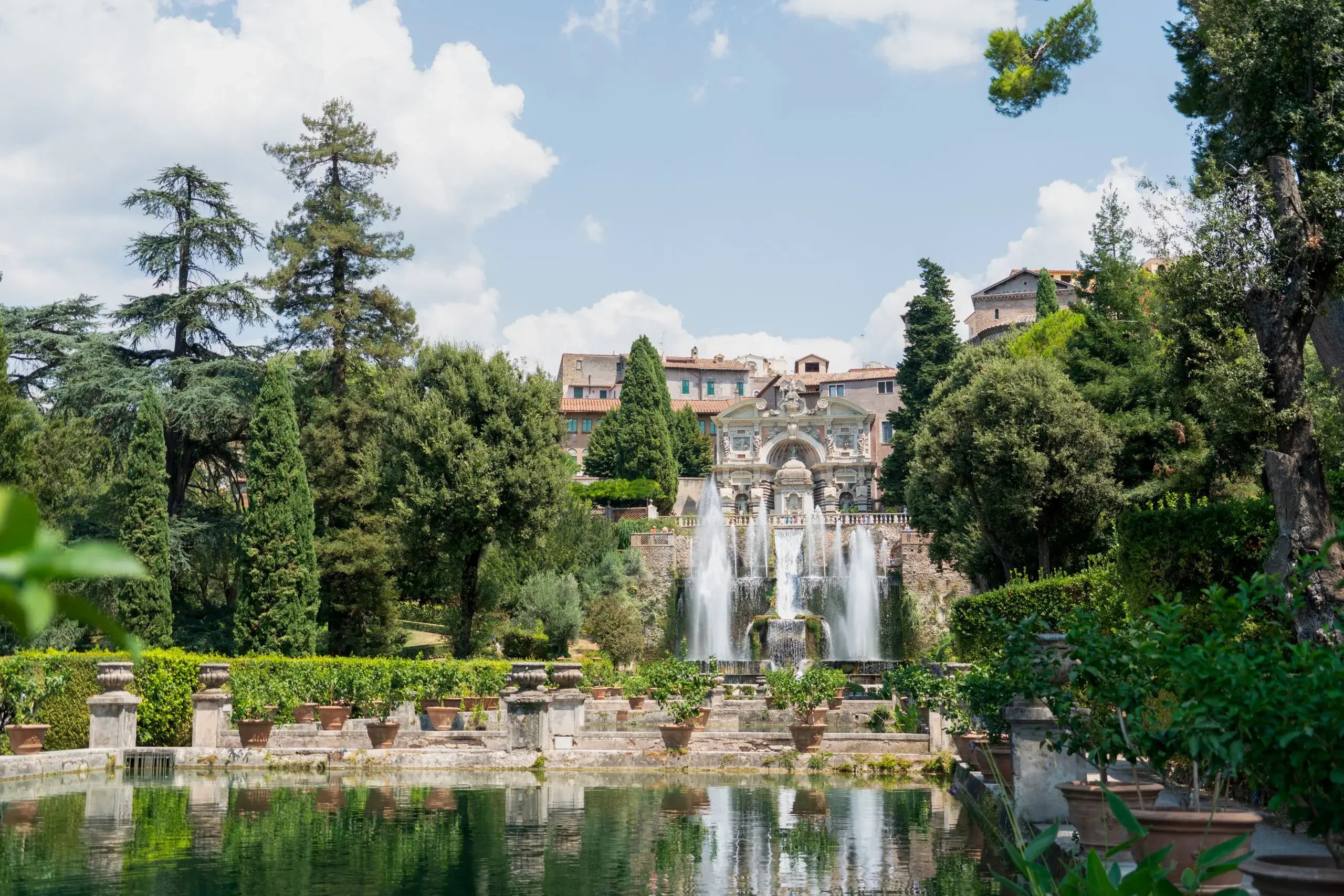 Tivoli : villa d'Este et villa d'Hadrien