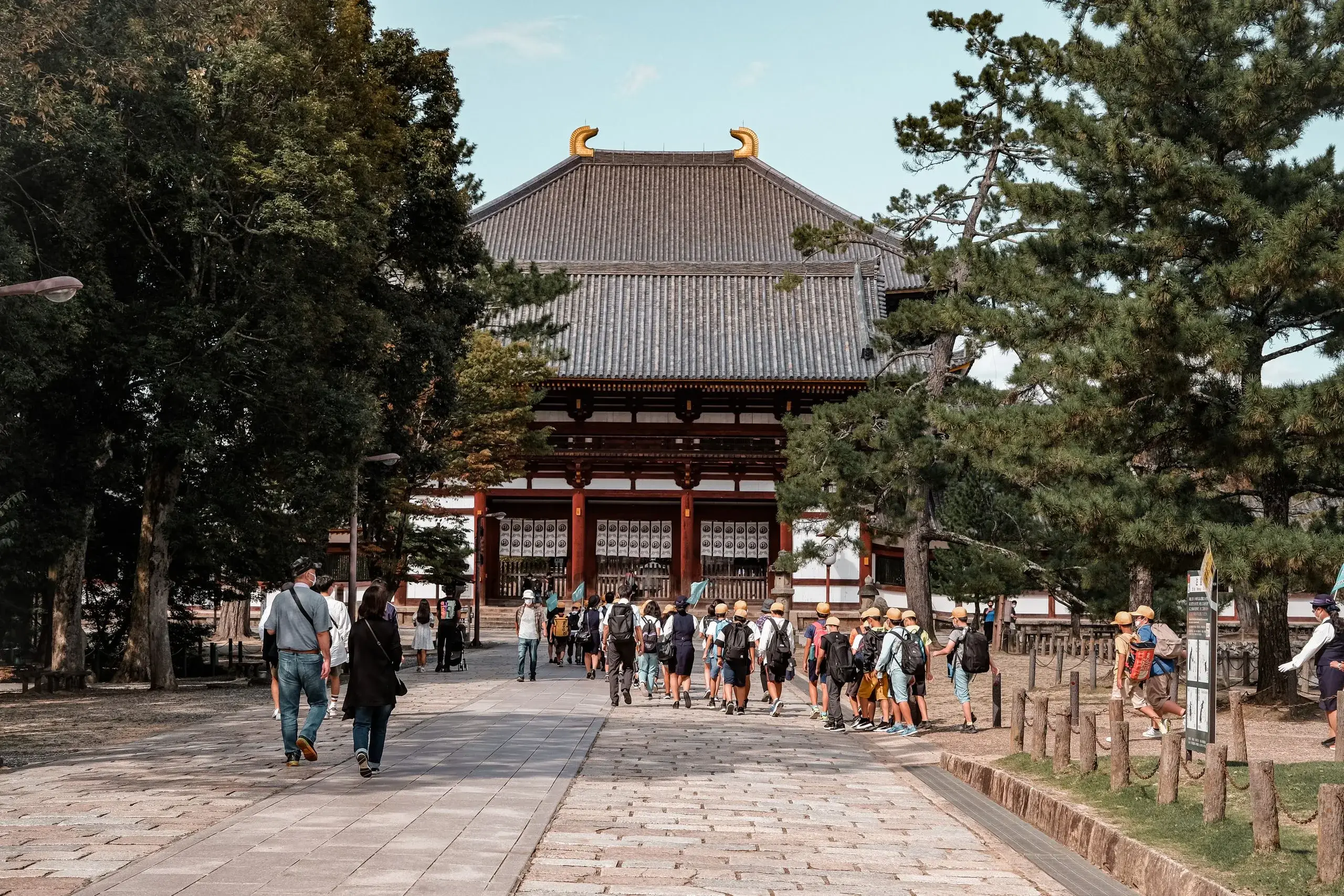 Parc aux cerfs de Nara et Todai-ji