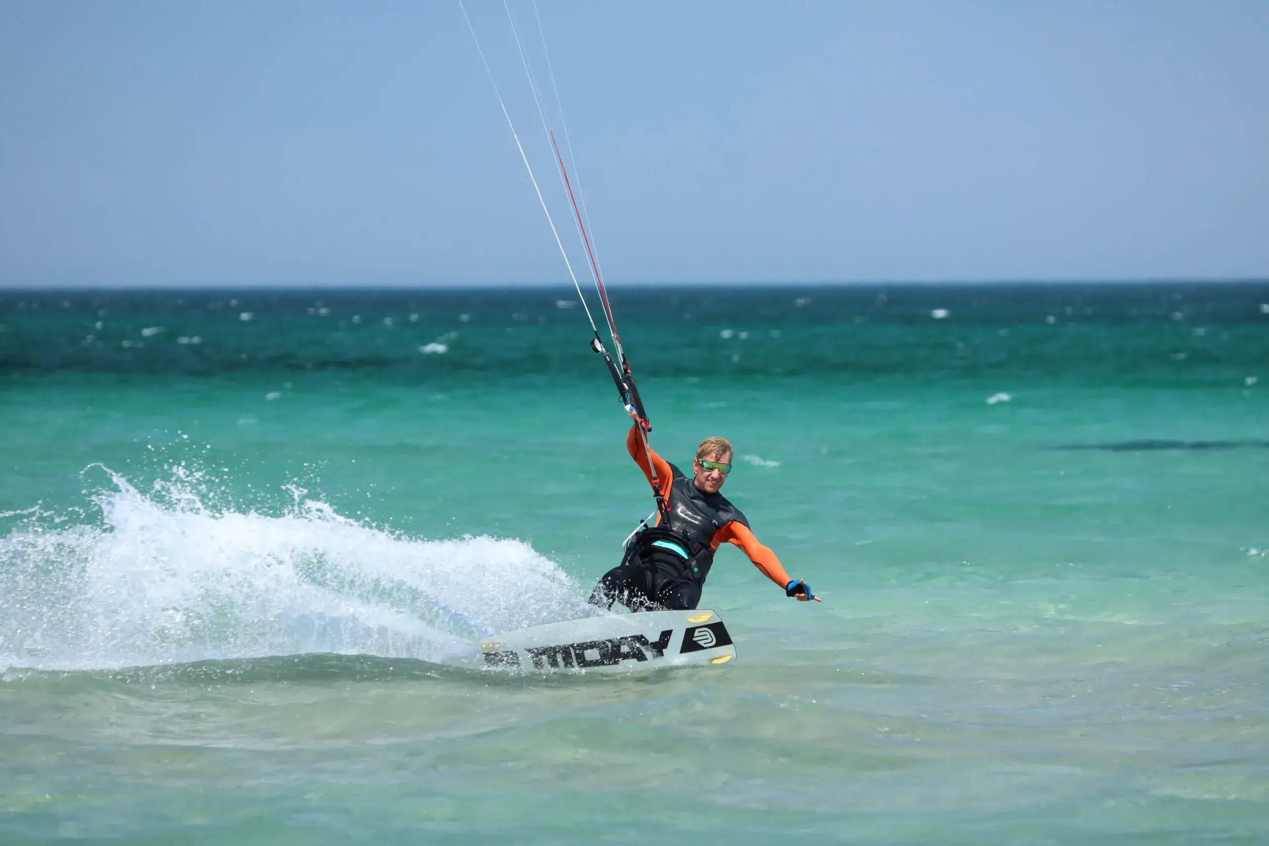 Kiteboarding at Long Bay